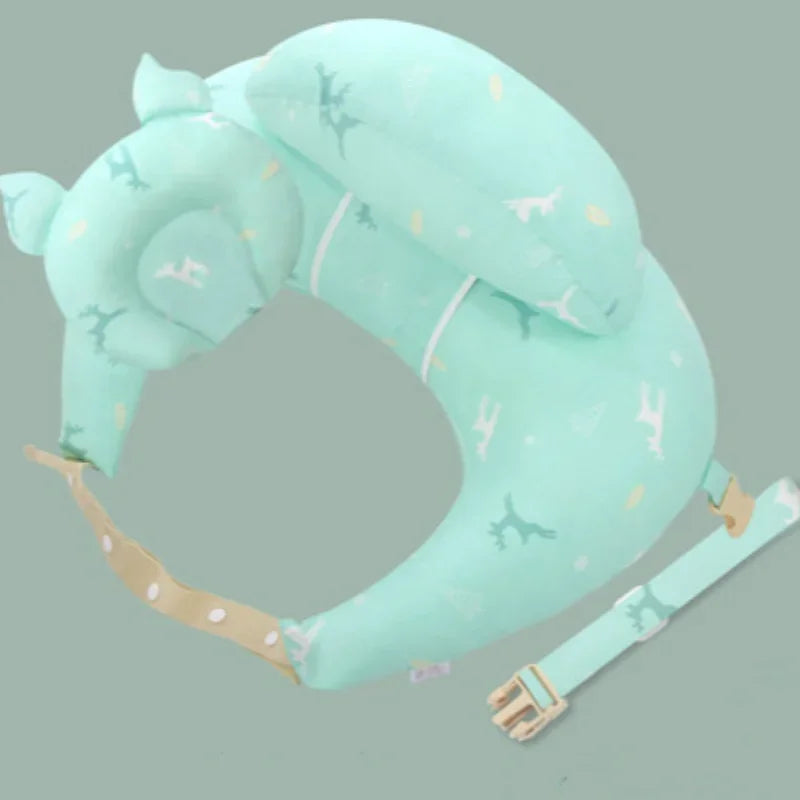 CozyCradle Pillow- Blue Deer